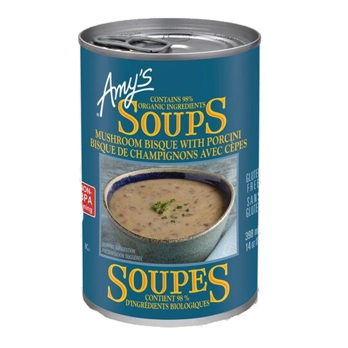 Amy's Soups Mushroom Bisque with Porcini